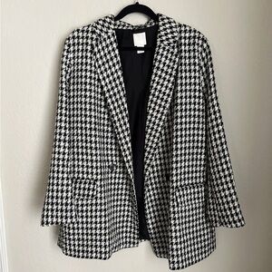 houndstooth blazer H&M